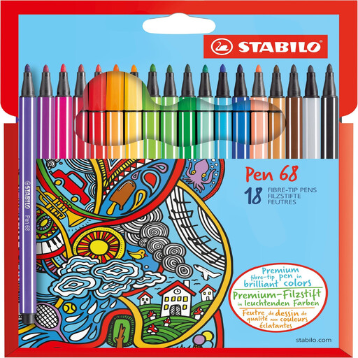 STABILO Pen 68 18 colours