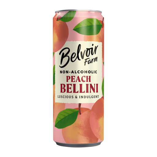 Belvoir - Non Alcoholic Peach Bellini Can