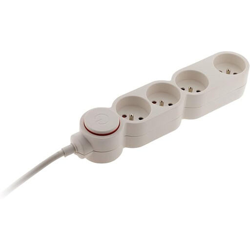 Zenitech 4-Outlet Power Strip with Surge Protection
