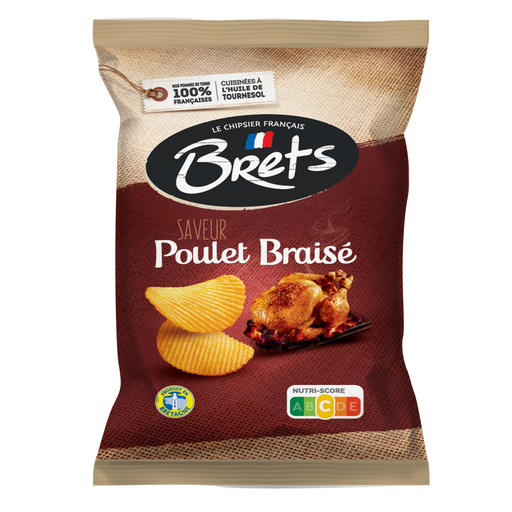 Bret's Chips Saveur Poulet Braisé 125g
