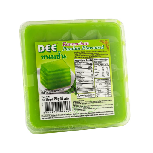 DEE Frozen Kanomchan Pandan Flavoured Dessert, 250 g