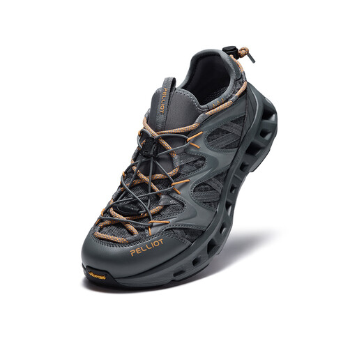 PELLIOT Water Shoes for Men Mountain Trekking All-Terrain Grip – Quick-Drying & Grippy, Dark Grey (EU 44)