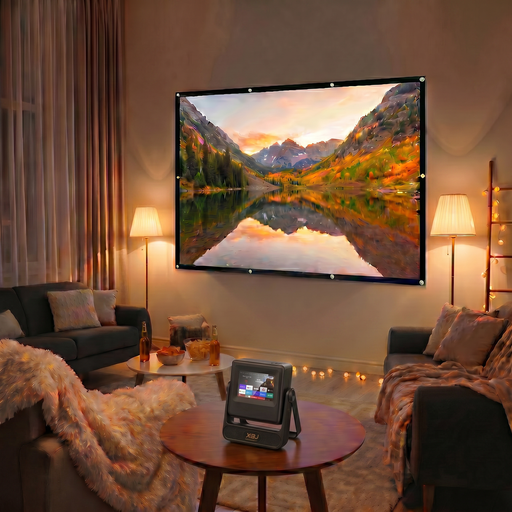 Big Screen Entertainment Bundle-XBJ Grey Outdoor Projector