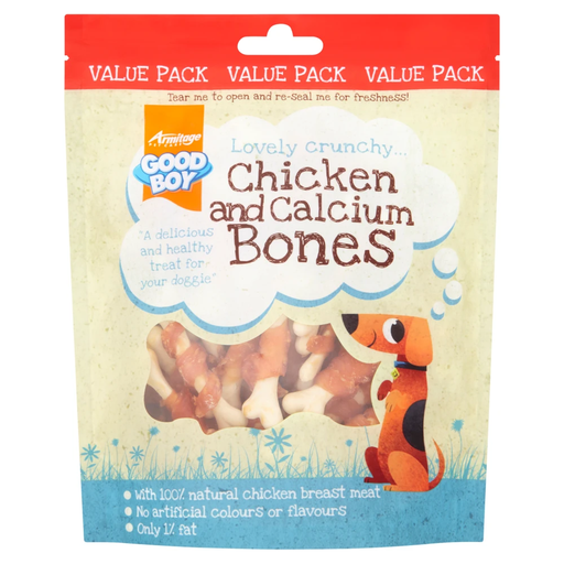 Good Boy Chicken and Calcium Bones