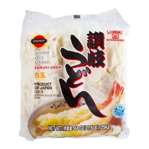 J-BASKET Japanese Style Udon Noodles 5 Packs 1.25kg