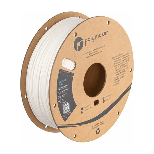 Polymaker PolyLite PLA White 1.75 mm 1000 g