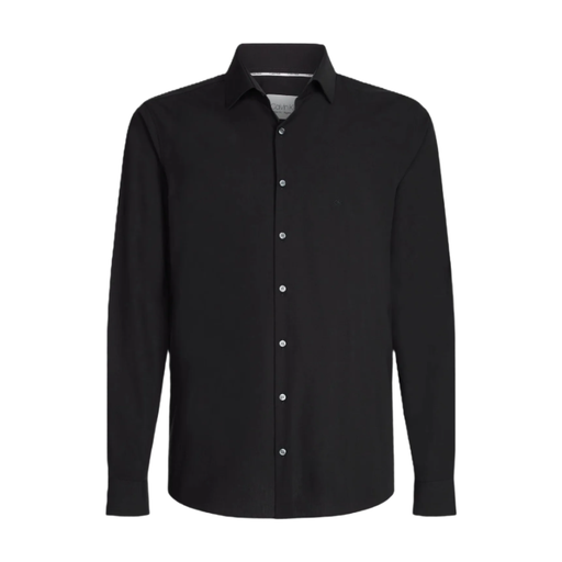 Calvin Klein Poplin Stretch Slim Shirt Black Men 43
