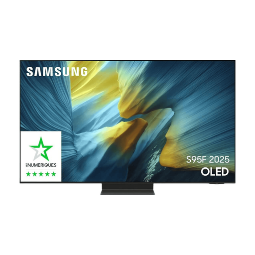 Samsung 55S95F 55" 4K Ultra HD Smart TV, Wi‑Fi, Black
