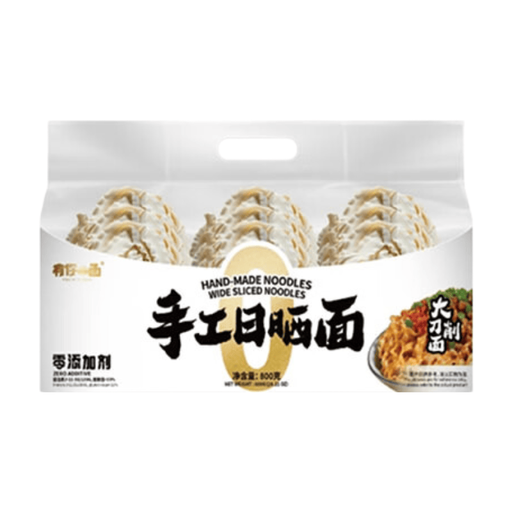 hui ji Youniyimian Handmade Noodles (Wide Sliced Noodles) 800g