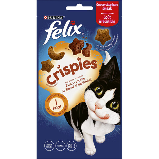Felix Crispies Cat Snack Beef & Chicken