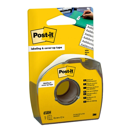 Post-it Cover-Up and Labelling Tape 25.4 mm x 17.7 m