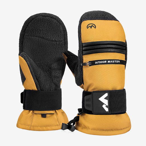 OutdoorMaster 3M & KEVLAR Waterproof Adults Ski Mittens