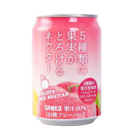 SANKO Mixed Fruits Nectar White Peach Flavour 280ml