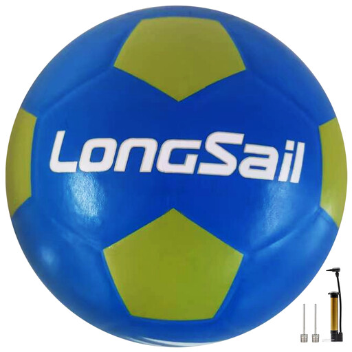 LONGSAIL High-Quality Rubber Soccer Size3 Blue/Green