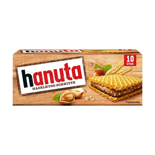 hanuta Hazelnut Wafers 10-Pack
