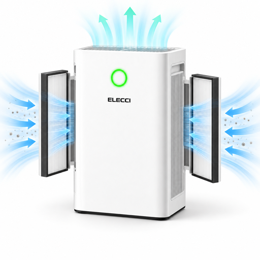 ELECCI Dual-HEPA air purifier