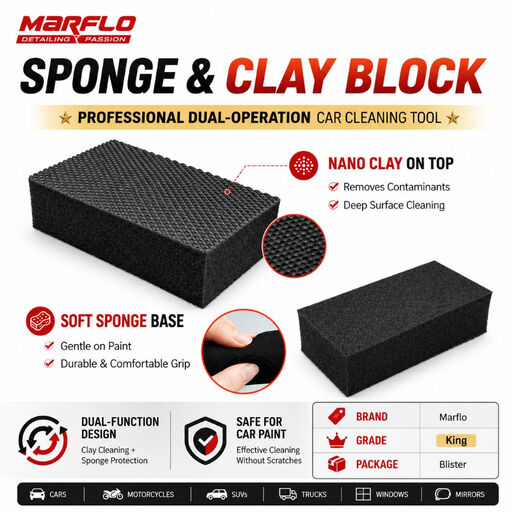 Professional Car Detailing Clay Block Sponge