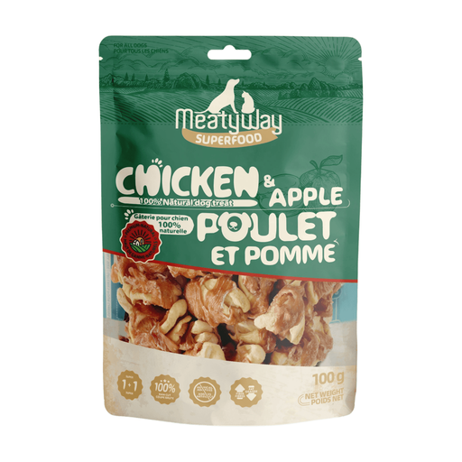 MeatyWay Chicken and Apple 100g