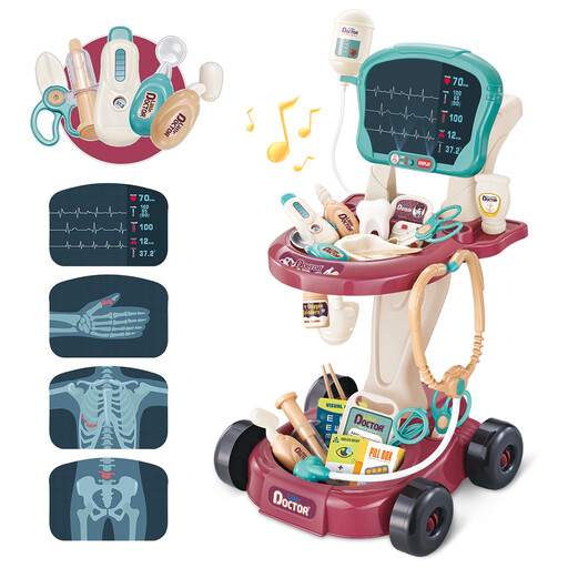 Medical Cart with X-ray Screen Combo Set