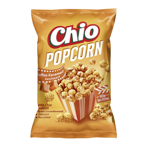 Chio Toffee Caramel Glazed Popcorn, 120 g