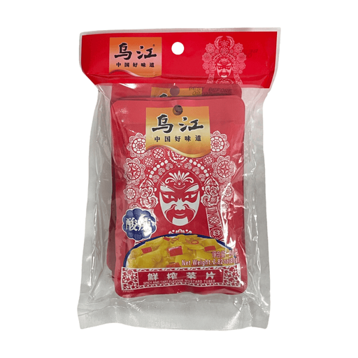 Wu Jiang Shredded Pickled Mustard Greens, Hot & Sour Flavour, 80g