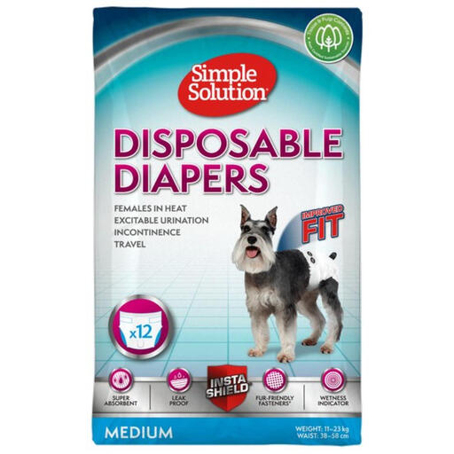 Simple Solution Disposable Diaper Medium