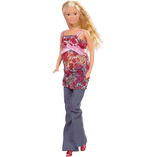 Simba Steffi Love Welcome Baby, a pregnant doll with a baby in her belly and accessories