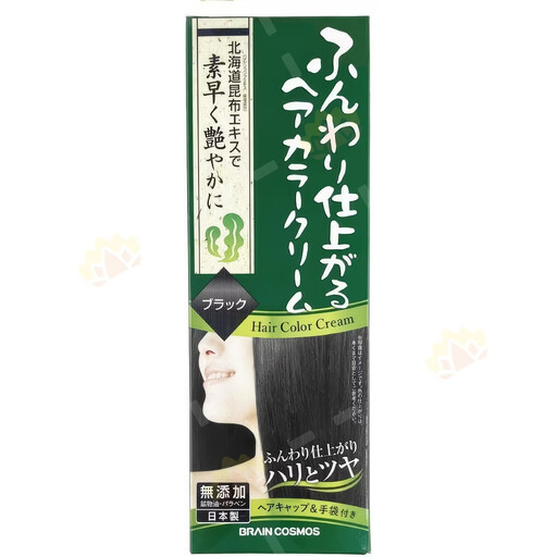 BRAIN COSMOS Rishiri Kombu Natural Care Hair Dye zwart