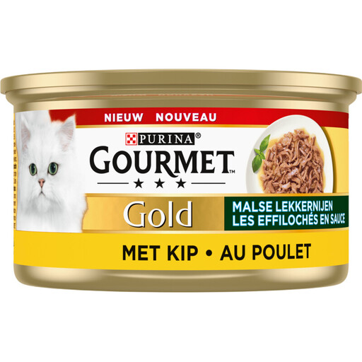 Gourmet Gold Cat Food Tender Treats with Chicken 85g
