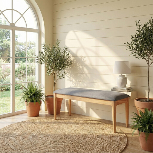 Dining Bench Orlando Oak Grey