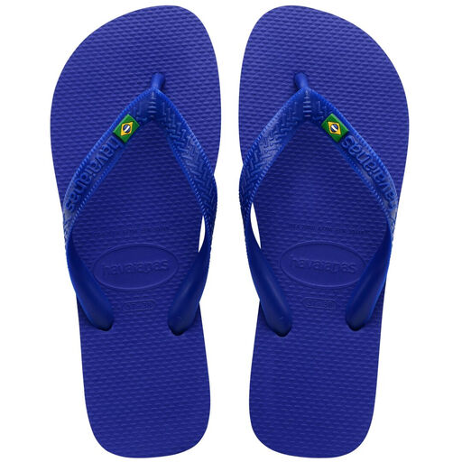 HAVAIANAS Brasil Flip Flops Marine Blue