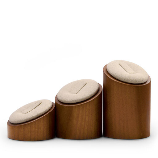Oirlv wooden ring display stand