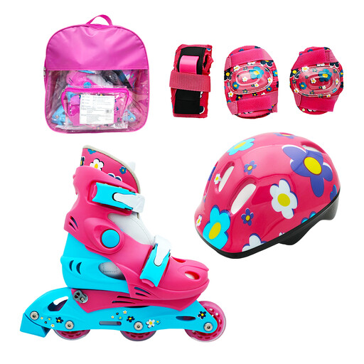 ACTION,INLINE SKATE,PW-129 skate set XS