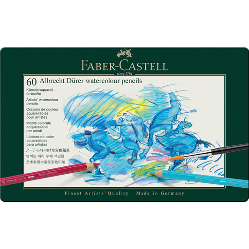 Faber-Castell Albrecht Dürer Watercolor Pencils Metal Tin Set of 60