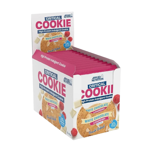 Applied Nutrition Critical Protein Nutrition Cookie White Chocolate Raspberry Flavour - 12 x 73g