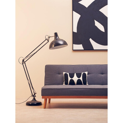 Interiors by Premier Floor Lamp Study Metal Black