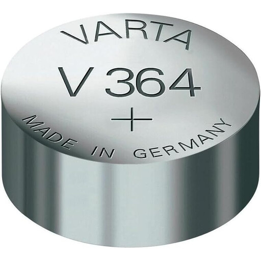 VARTA Batterie Silver Oxide, Knopfzelle, 364, SR60, 1.55V Watch, Retail (10-Pack)