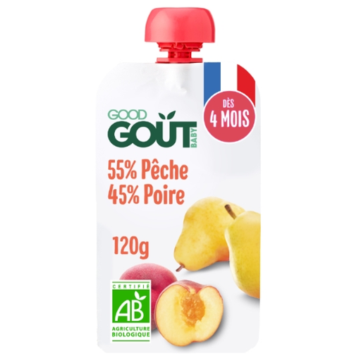 G. Gourmet Peach/pear. Bio 120g
