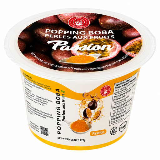 O'S BUBBLE Popping Boba Passion Fruit 120g