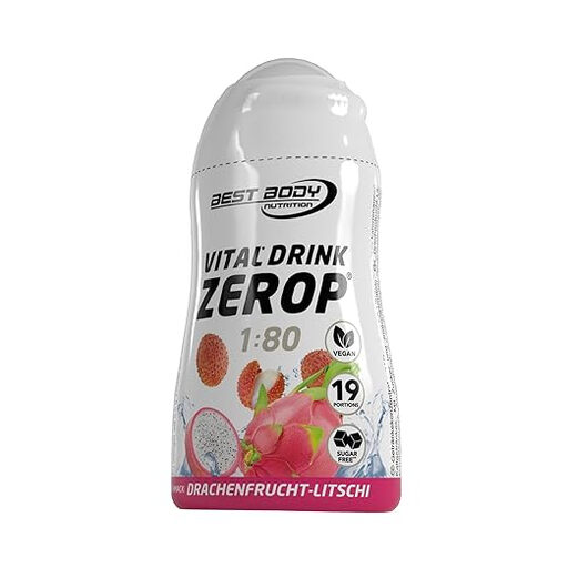 Best Body Nutrition Vital Drink Zero Dragon Fruit Lychee