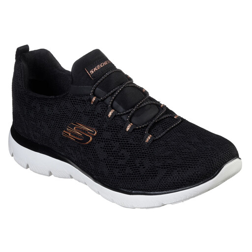 SKECHERS Summits Black/Rose Gold
