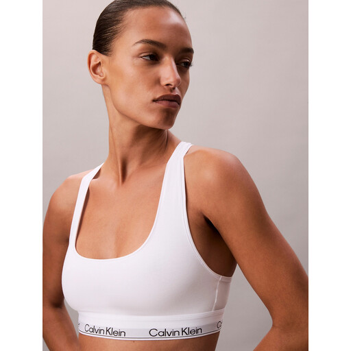 Calvin Klein Unlined Bralette 100 3 White