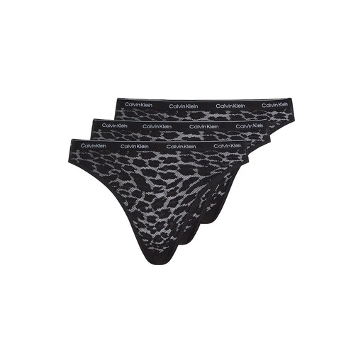Calvin Klein 3-Pack Bikini Low Rise Black