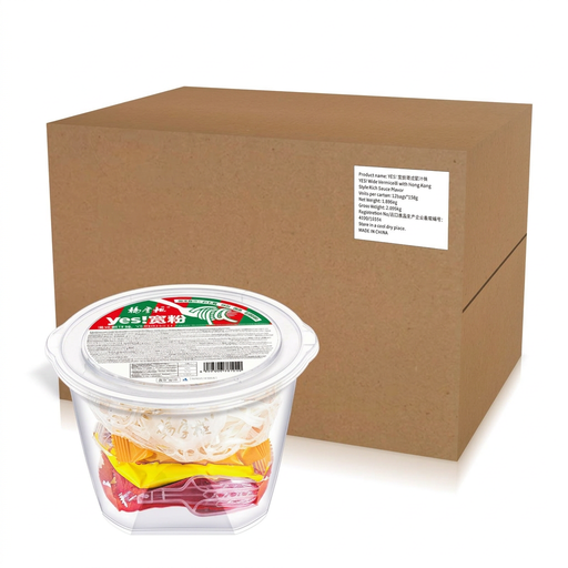 Yang Zhanggui YES Hong Kong Style Rich Sauce Wide Vermicelli Noodles 158g x 12 Boxes