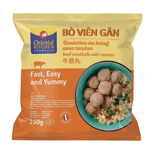 Oriental Kitchen Beef Tendon Balls 250g