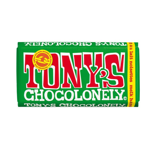 TONY'S Chocolonely Chocolat au Lait et Noisettes 180g