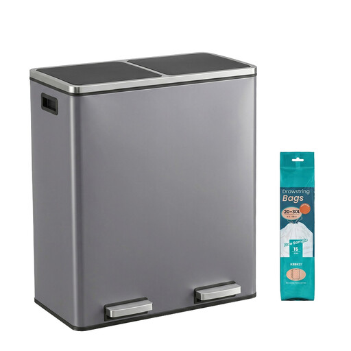 Ochama Recycling Bin, 2 Compartments