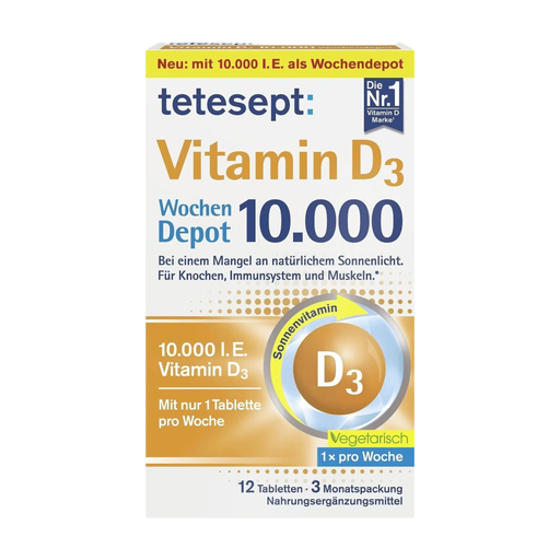 tetesept: Vitamin D3 10,000 Weekly Depot