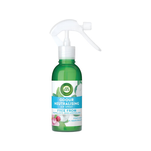 Air Wick Odour Neutralising Air Spray, Fresh Cotton & Apple Blossom, 237ml