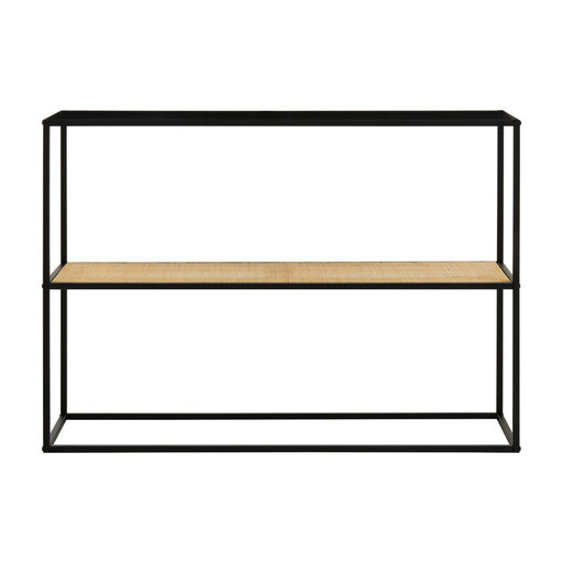Premier Housewares 黑色金属框架极简玄关桌